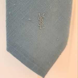 Vintage Blue Yves Saint Laurent Tie